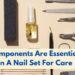 What Components Are Essential In A Nail Set For Care?